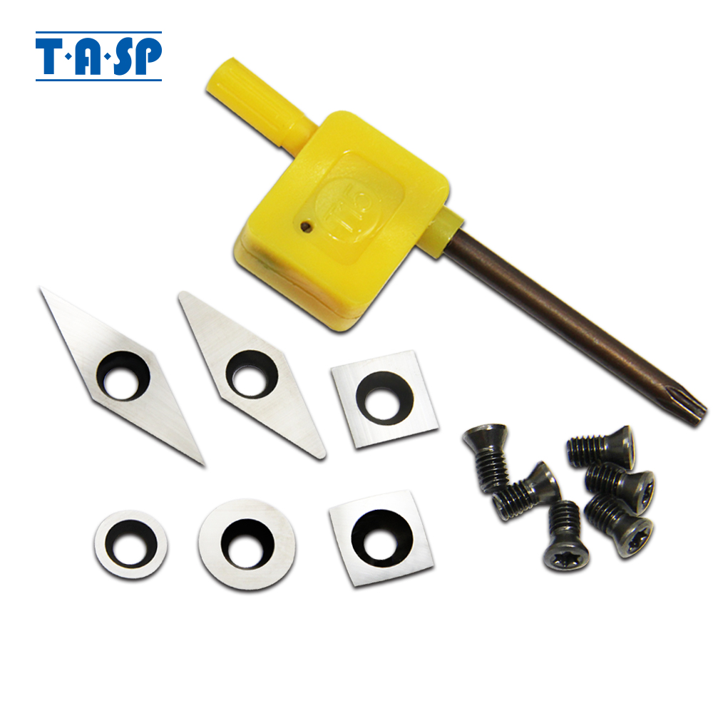 Woodworking Veneer Cutter - TASP Carbide Cutter Inserts Set Woodturning