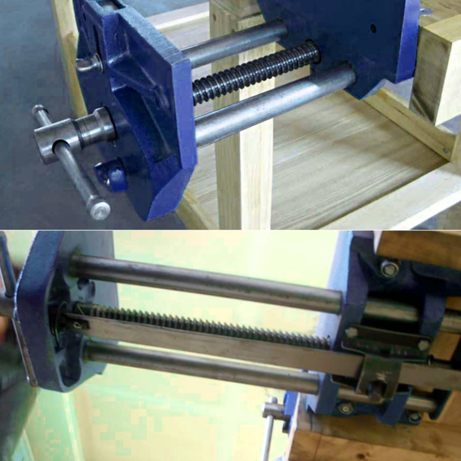 Woodworking Bench Vise - Woodworking Bench Clamp T-Handle Workbench Vise