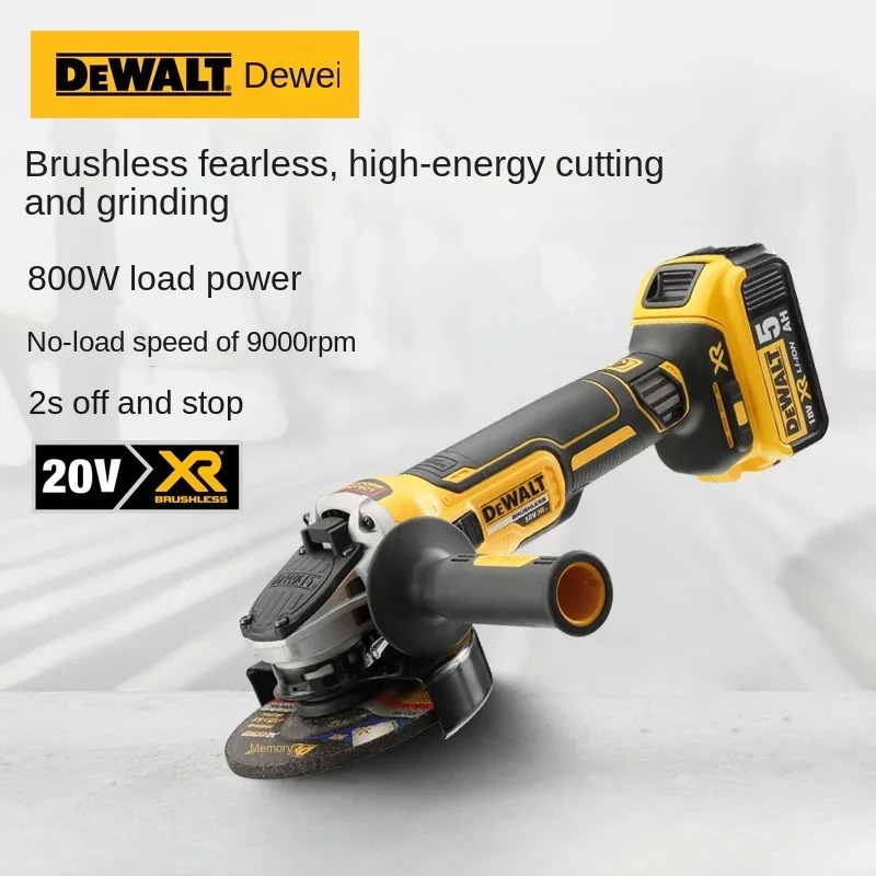 Woodworking Ai - DEWALT DCG406 125mm flat head angle