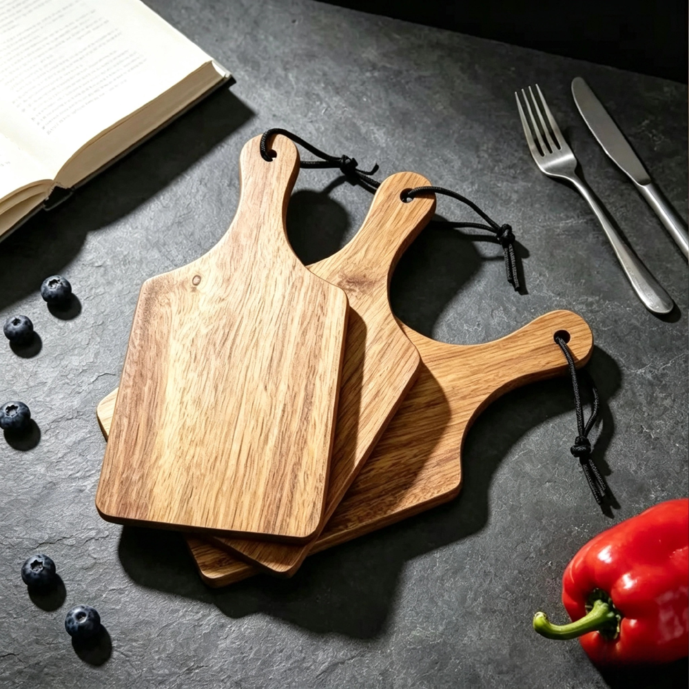 Woodworking Plan - Acacia wood mini cutting board 3-piece