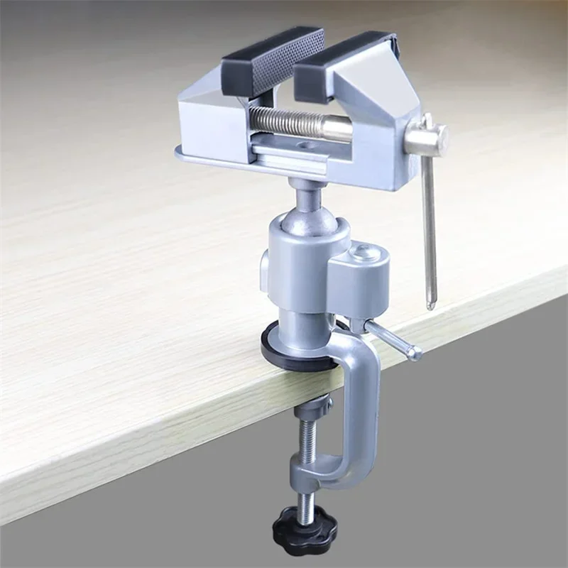 Woodworking Bench Vise - 360° Swivel Bench Vise Aluminum Alloy