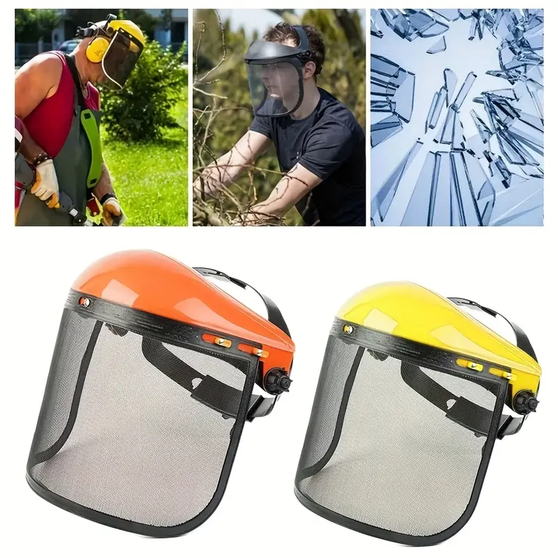 Woodworking Face Shield - Full Face Shield Visor, Adjustable Safety