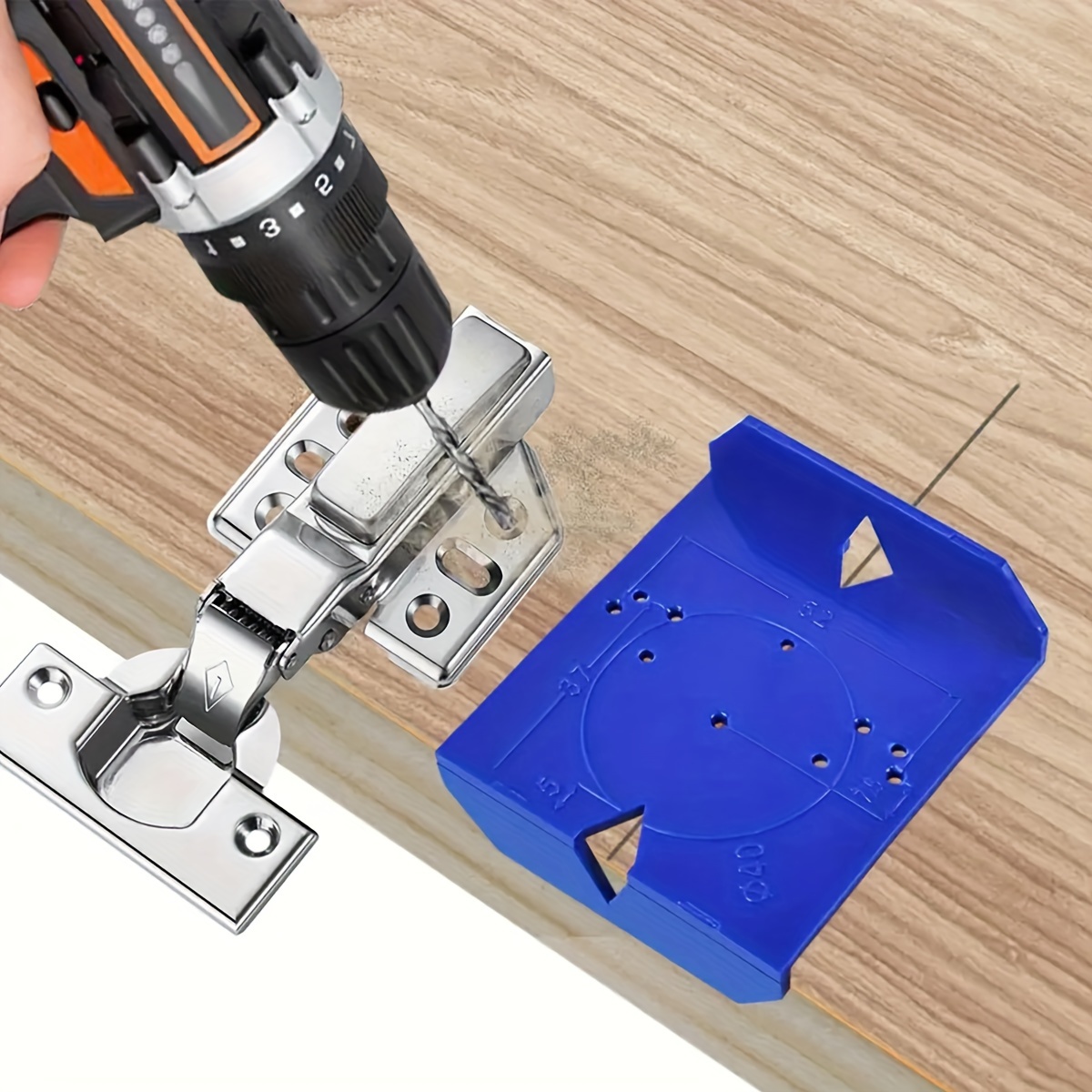 Woodworking Design Software - 1pc Hinge Drilling Locator Cabinet Door