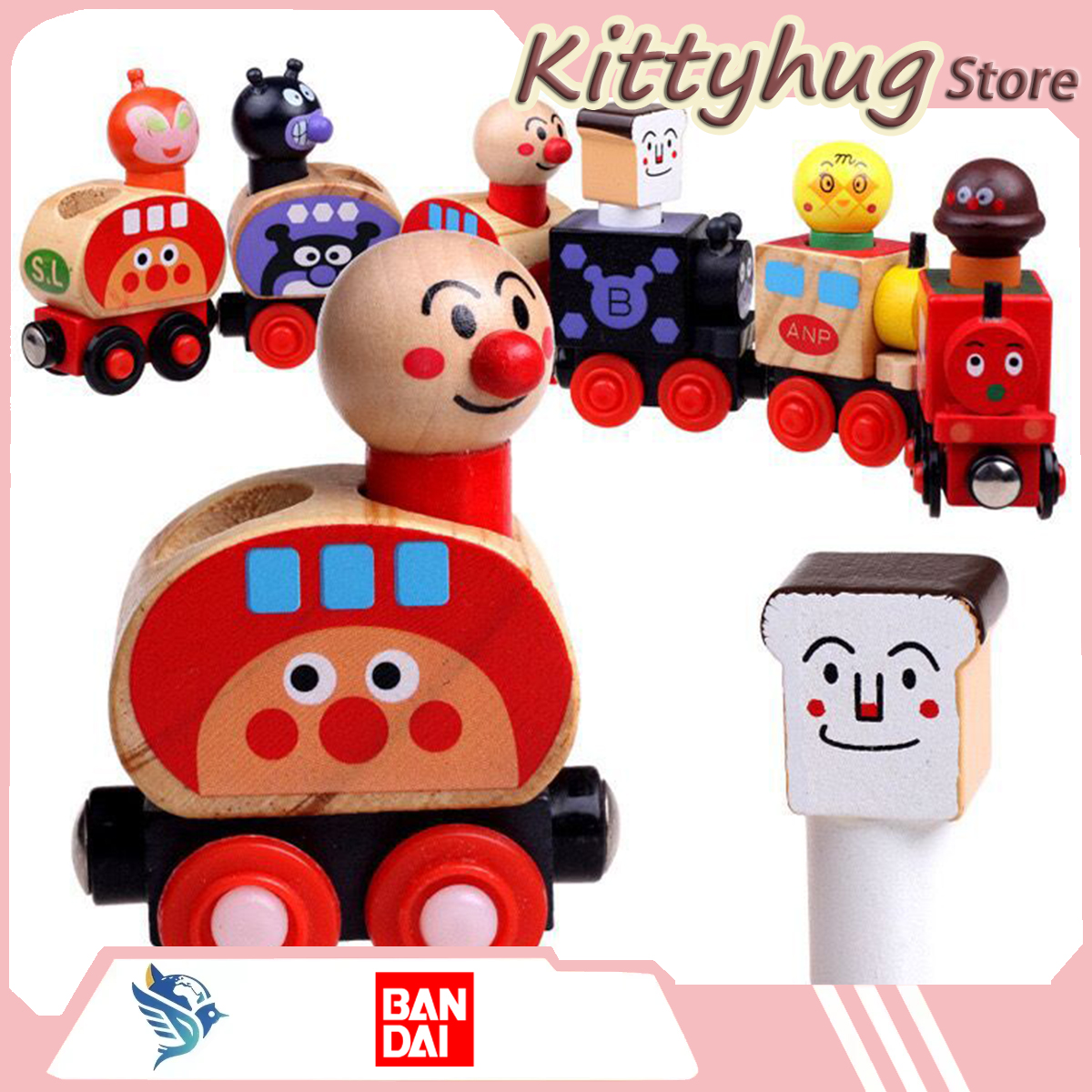 Woodworking Ideas - Anpanman Cute Toy Train Educational Toy