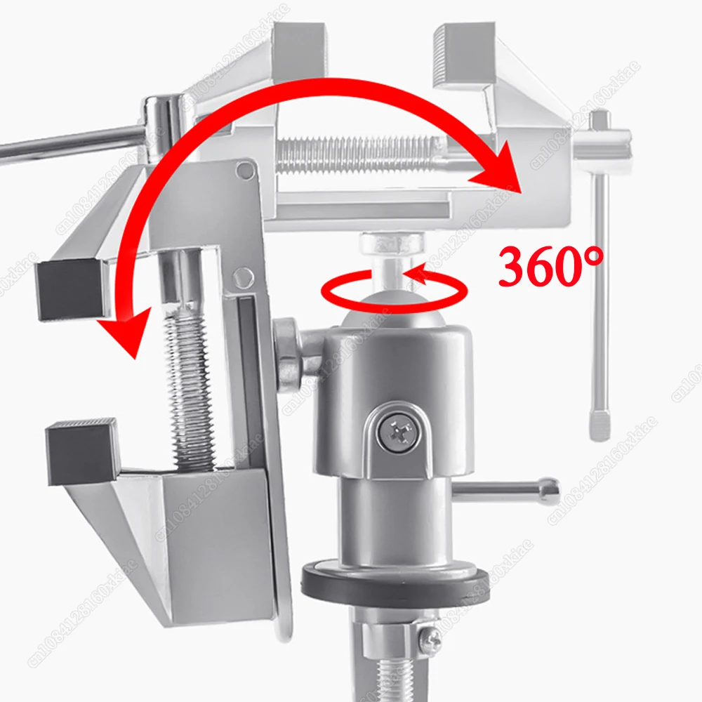 Woodworking Bench Vise - 360° Table Swivel Vise Woodworking Grinder