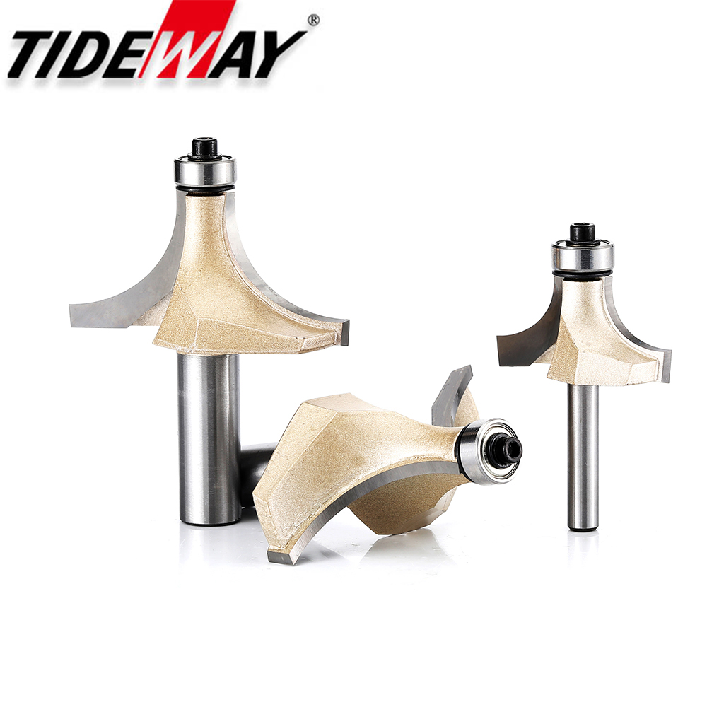 Woodworking Router Templates - Carbide Corner Round Over Router Bit