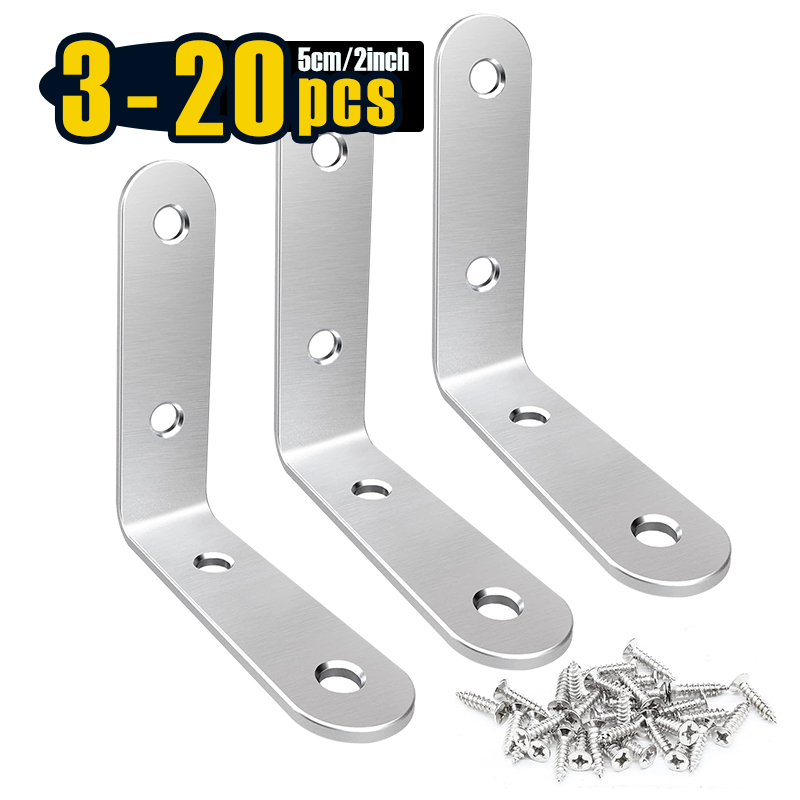 3-20 Pcs L Bracket Stainless S - Woodworking X Brace 리뷰 및 가격