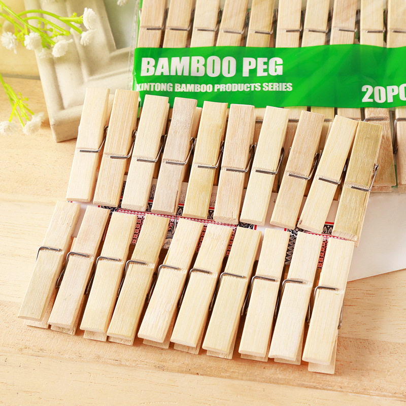 20Pcs Natural Bamboo Clothes P - Woodworking Z Clips 리뷰 및 가격