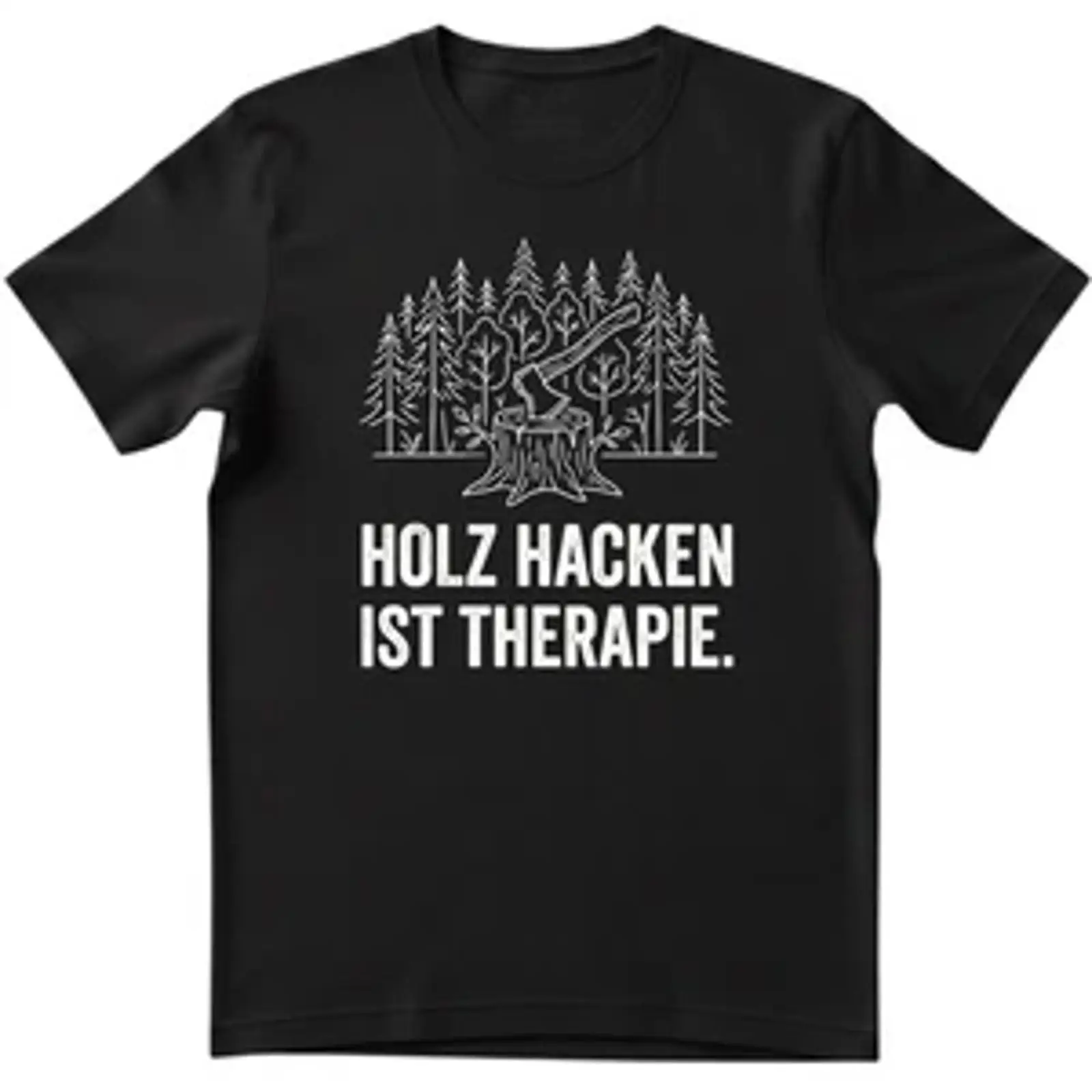 Men's T shirt quot Chopping wo - Woodworking Therapy 리뷰 및 가격