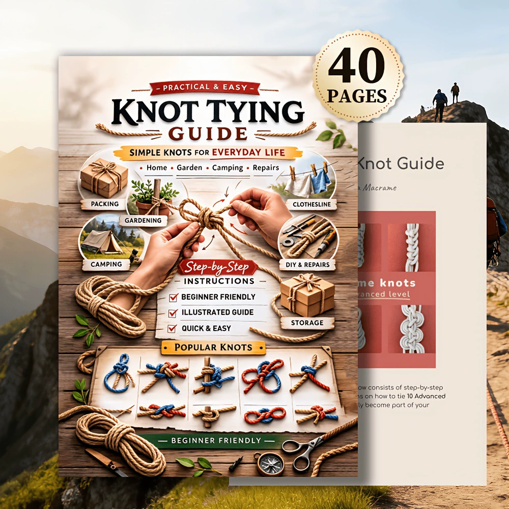 Knot Tying Guide Book Simple K - Woodworking Plan 리뷰 및 가격