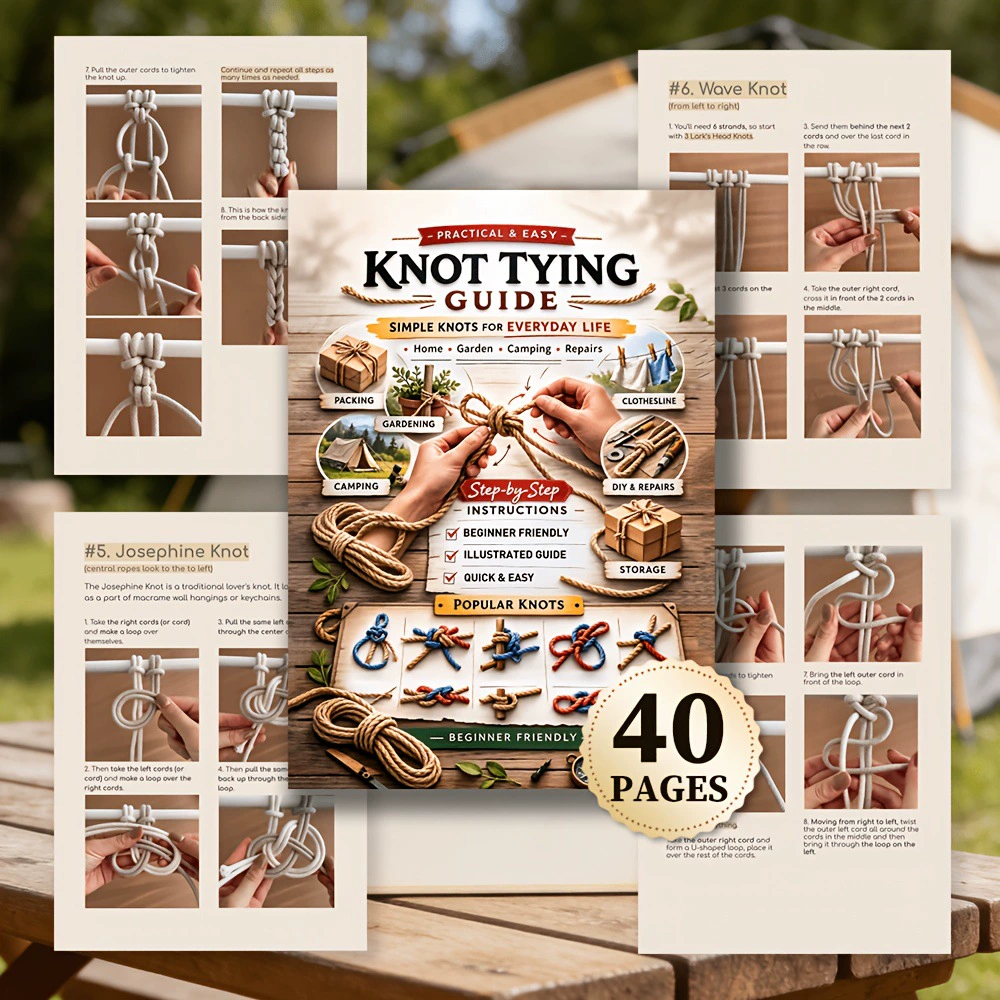 Knot Tying Guide Book Simple K - Woodworking Plan 리뷰 및 가격