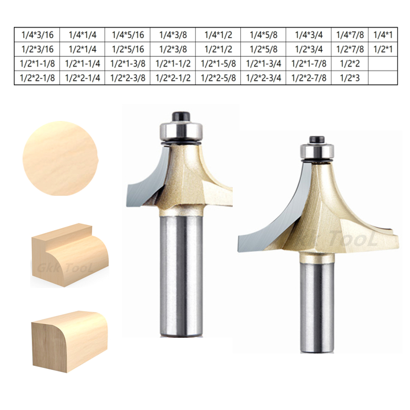 1/4 1/2 Inch Round Corner Mill - Woodworking Router Templates 리뷰 및 가격