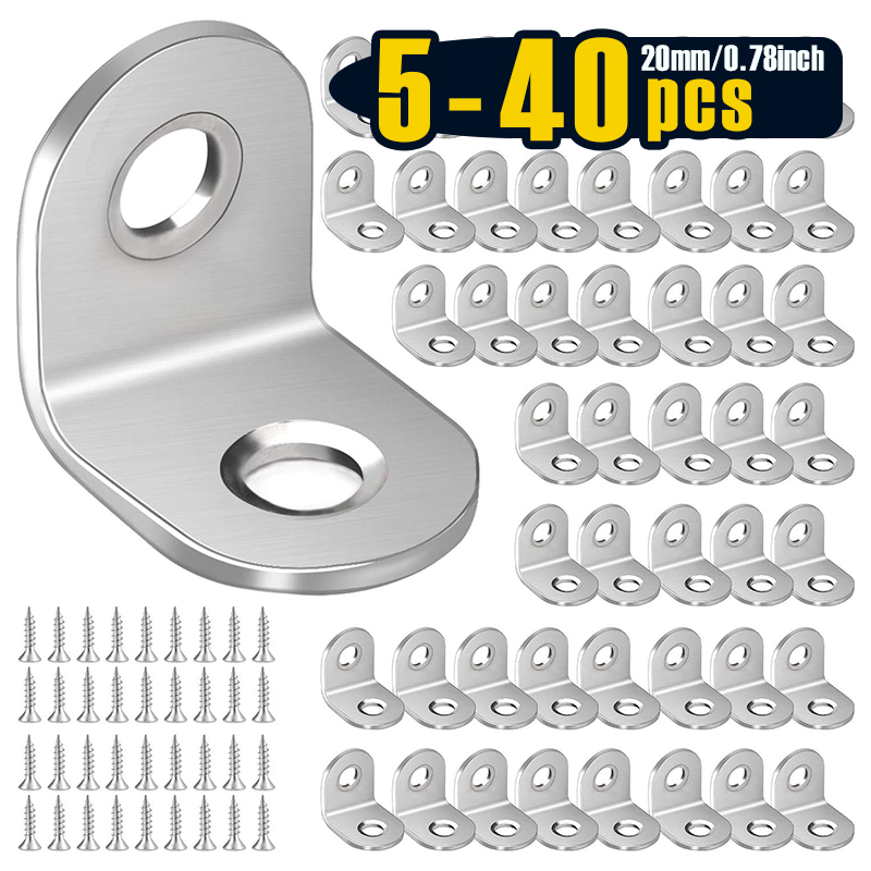 5-40 PCS 20 x 20 mm Stainless  - Woodworking X Brace 리뷰 및 가격