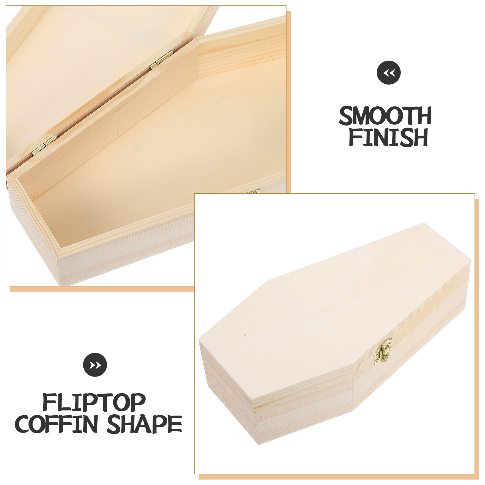 Spacious Wooden Coffin Box wit - Woodworking Ideas 리뷰 및 가격