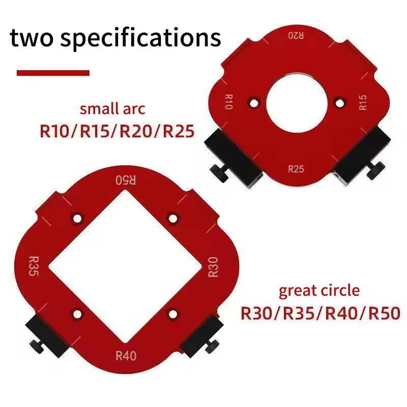 2Pcs Aluminum Alloy Radius Jig - Woodworking Router Templates 리뷰 및 가격