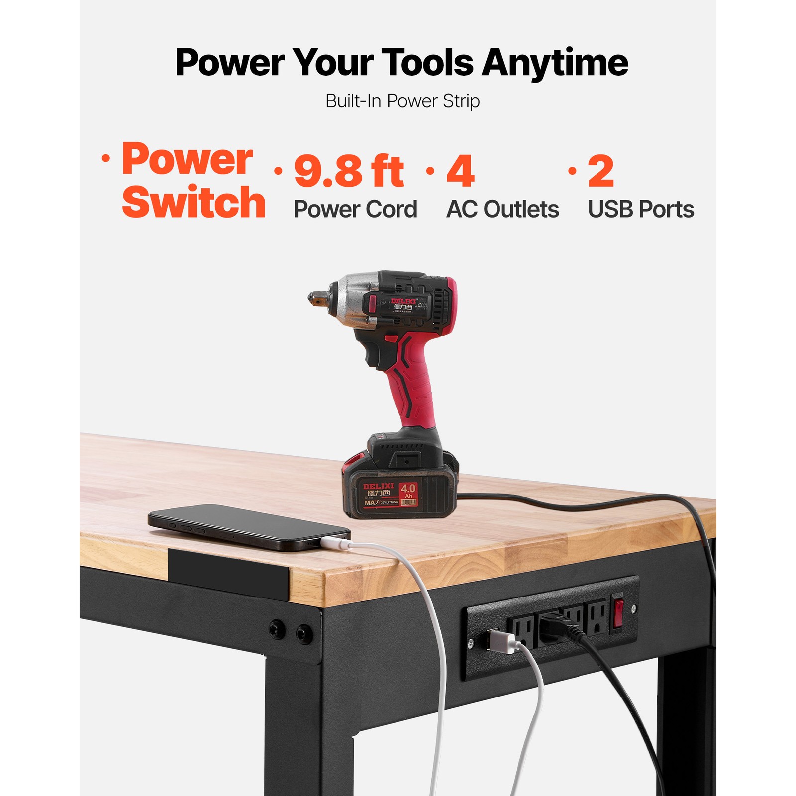 Adjustable Height Workbench 61 - Woodworking Table 리뷰 및 가격