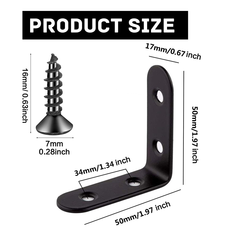 6-20Pcs L Bracket Right Angle  - Woodworking X Brace 리뷰 및 가격