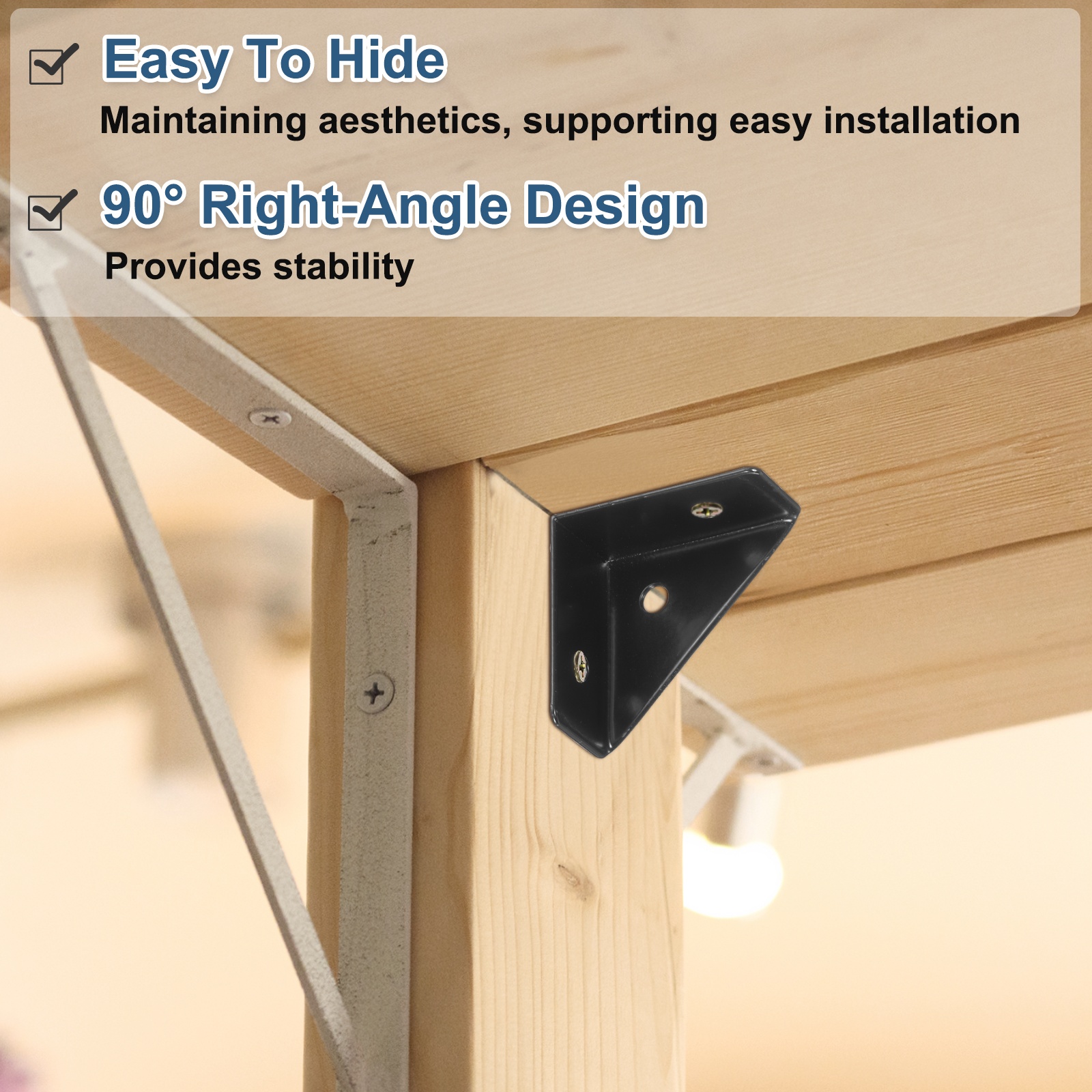 4Pcs Corner Brace Brackets 38m - Woodworking X Brace 리뷰 및 가격