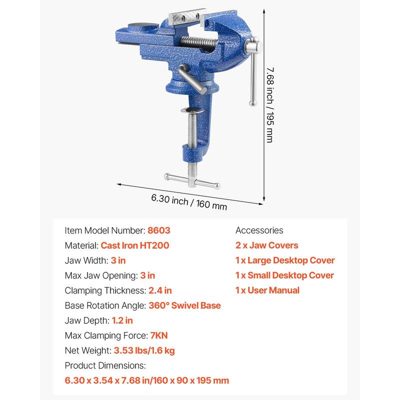 Bench Vise, 3 Inch, Portable W - Woodworking Bench Vise 리뷰 및 가격
