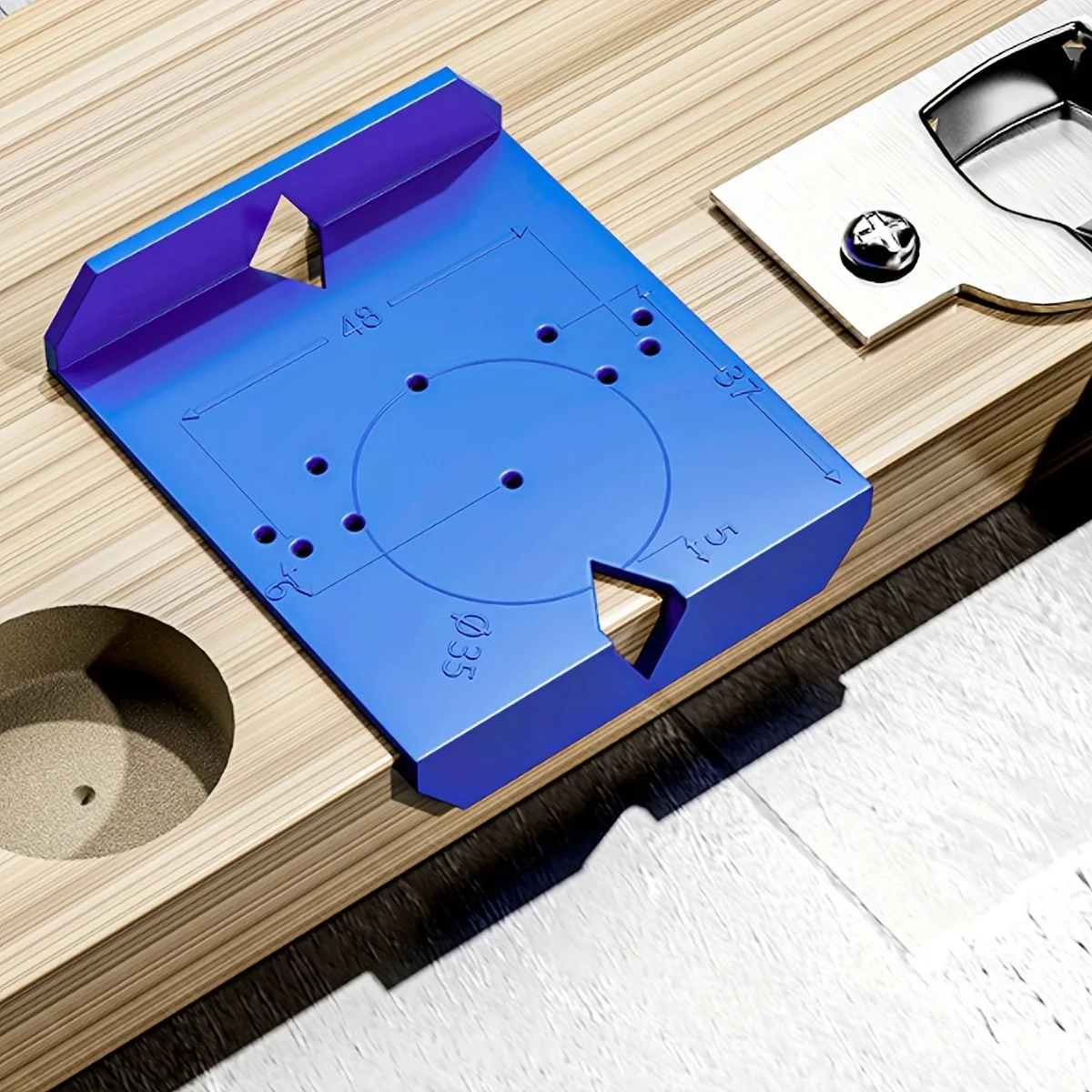 1pc Hinge Drilling Locator Cab - Woodworking Design Software 리뷰 및 가격