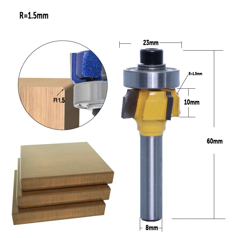 CHWJW 1PC 8mm Shank high quali - Woodworking Router Templates 리뷰 및 가격
