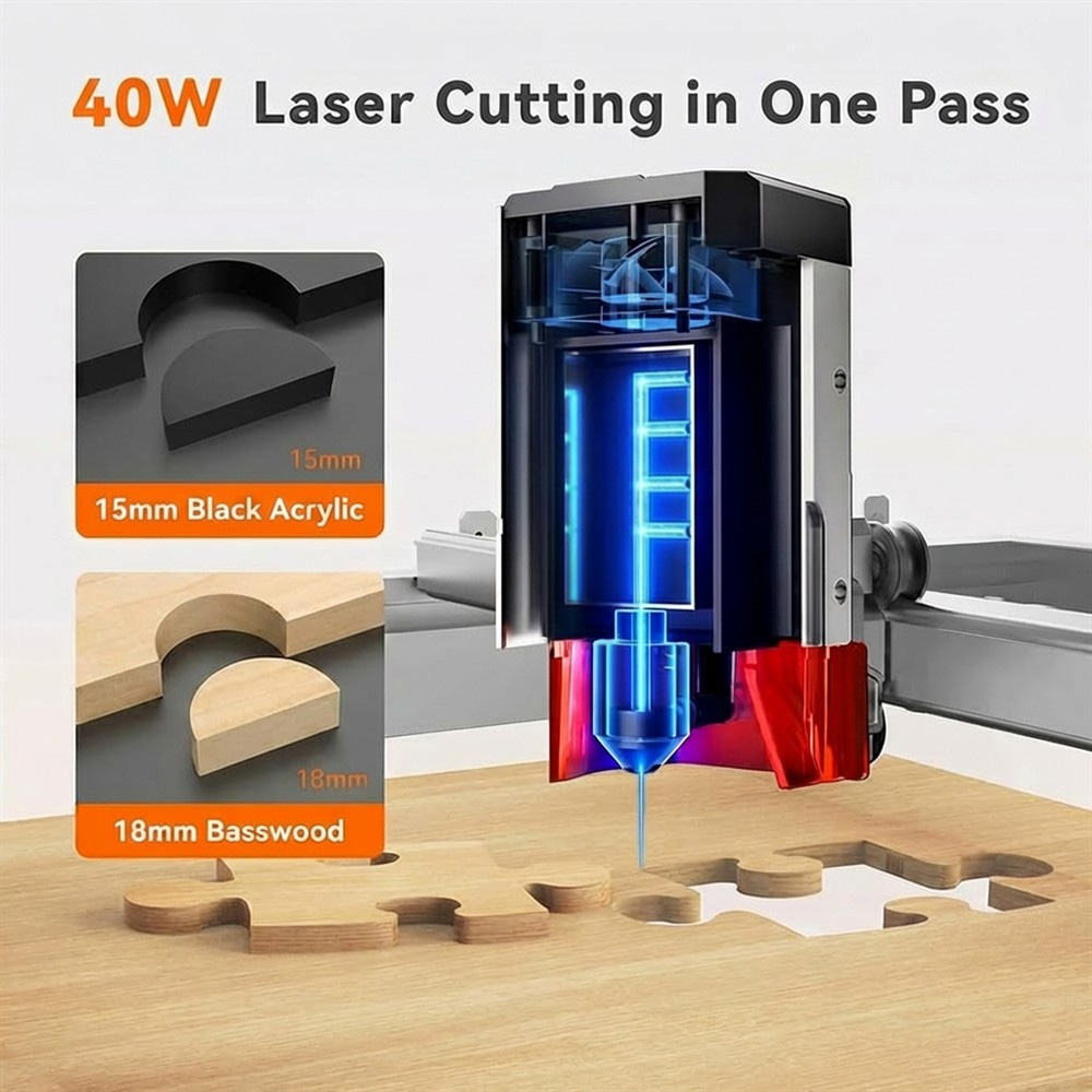 TOOCAA L2 40W AI Desktop Laser - Woodworking Ai 리뷰 및 가격