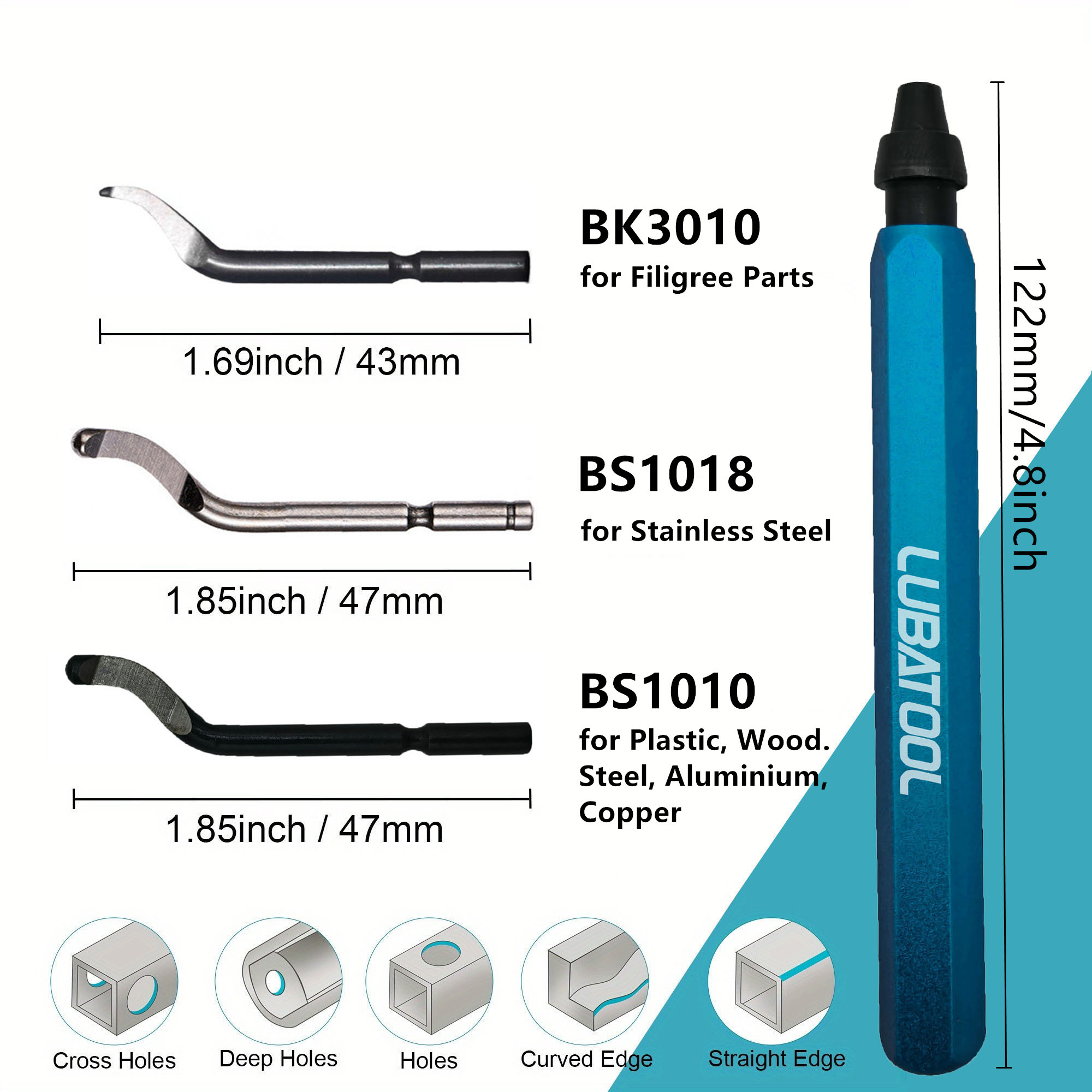 LUBATOOL Deburring Tool with 1 - Woodworking Router Templates 리뷰 및 가격
