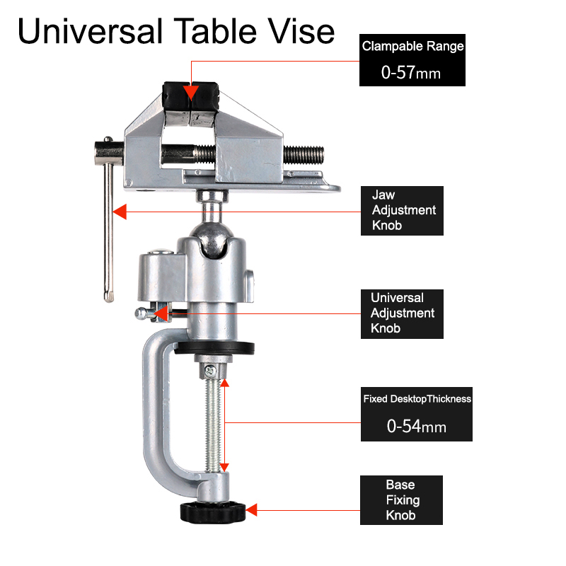 360° Rotating Table Vise Bench - Woodworking Bench Vise 리뷰 및 가격