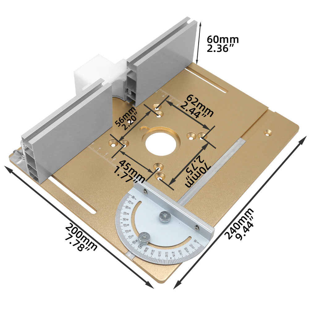 C8 Aluminum Router Table Inser - Woodworking Ai 리뷰 및 가격