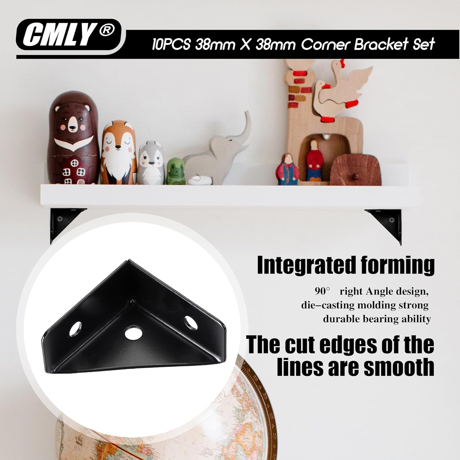 Angle Corner Brackets 38mm x 3 - Woodworking X Brace 리뷰 및 가격