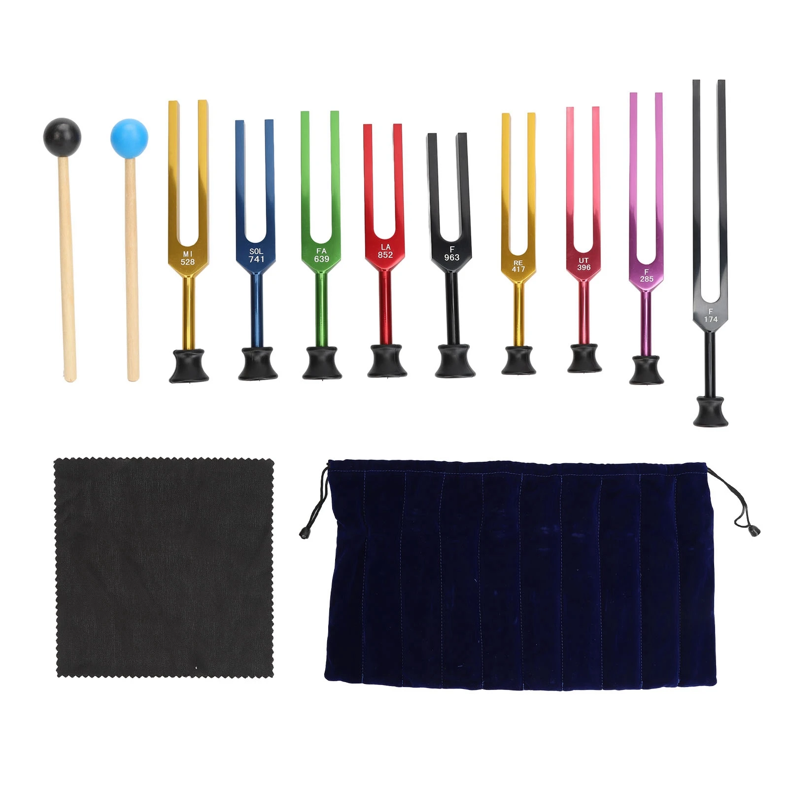 9PCS Unweighted Tuning Fork Se - Woodworking Therapy 리뷰 및 가격