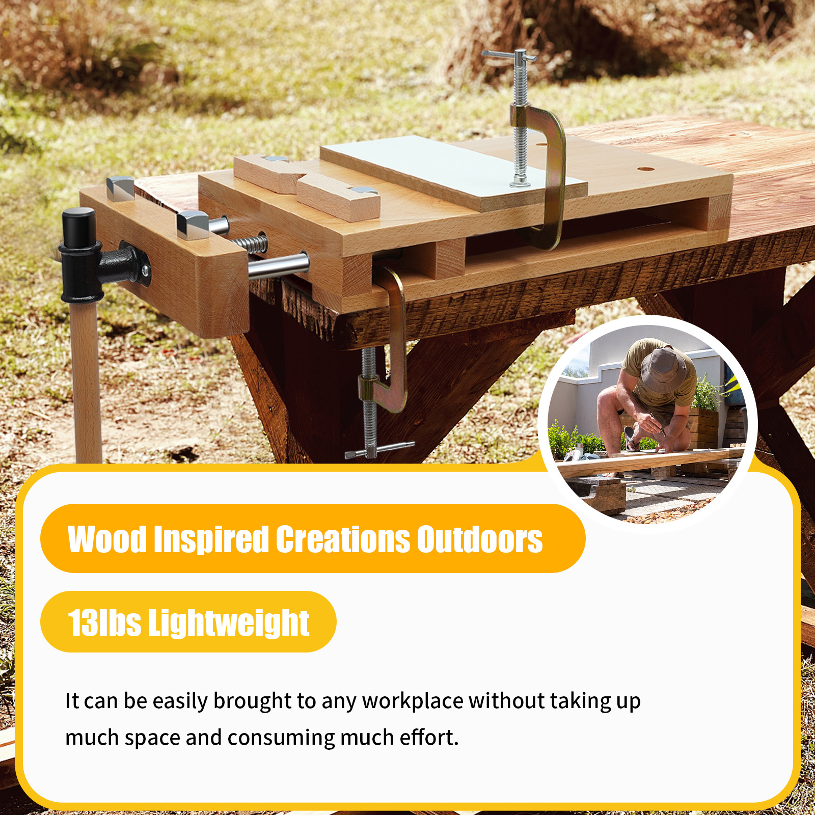 Wood Vise Workbench, Stable Cl - Woodworking Plan 리뷰 및 가격