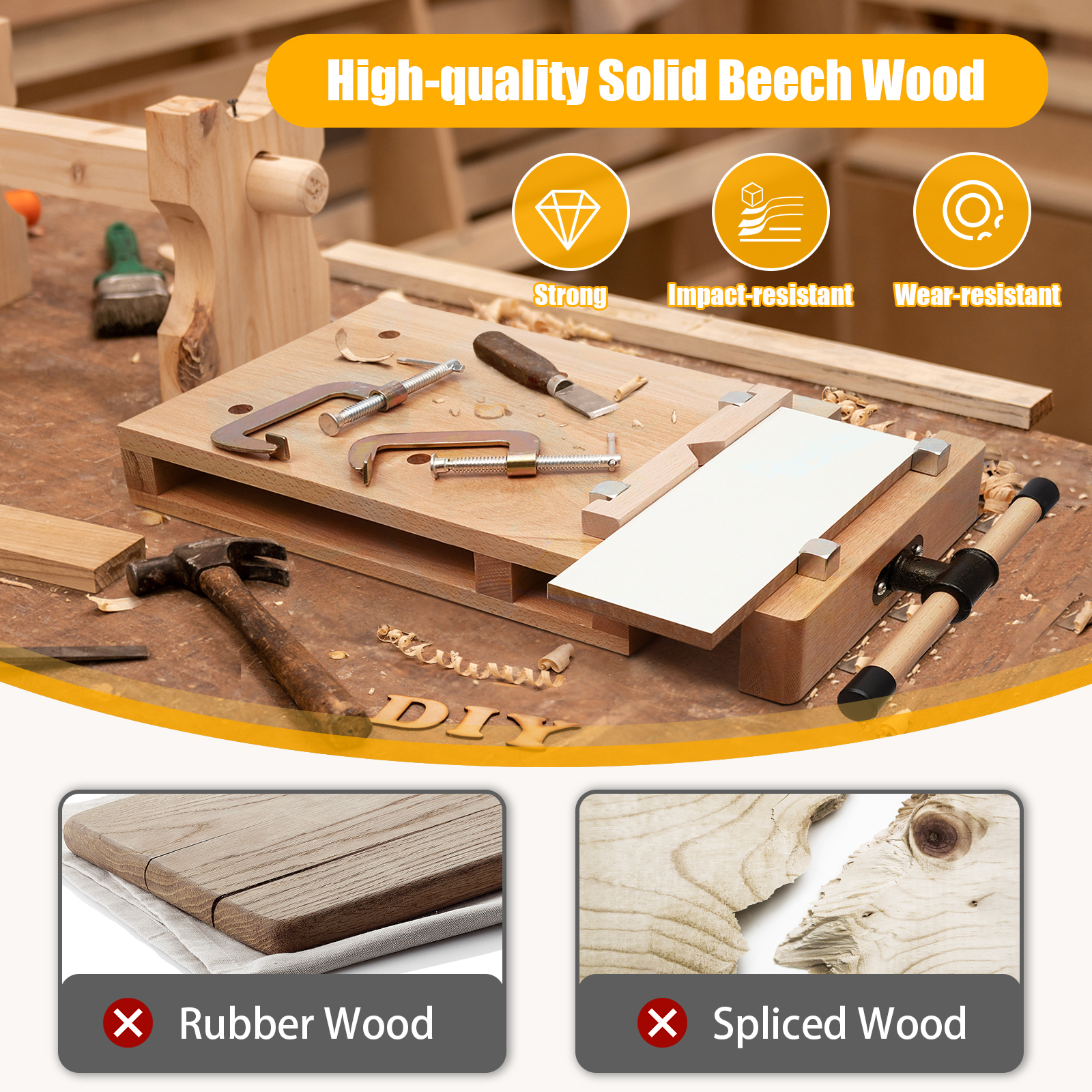 Wood Vise Workbench, Stable Cl - Woodworking Plan 리뷰 및 가격