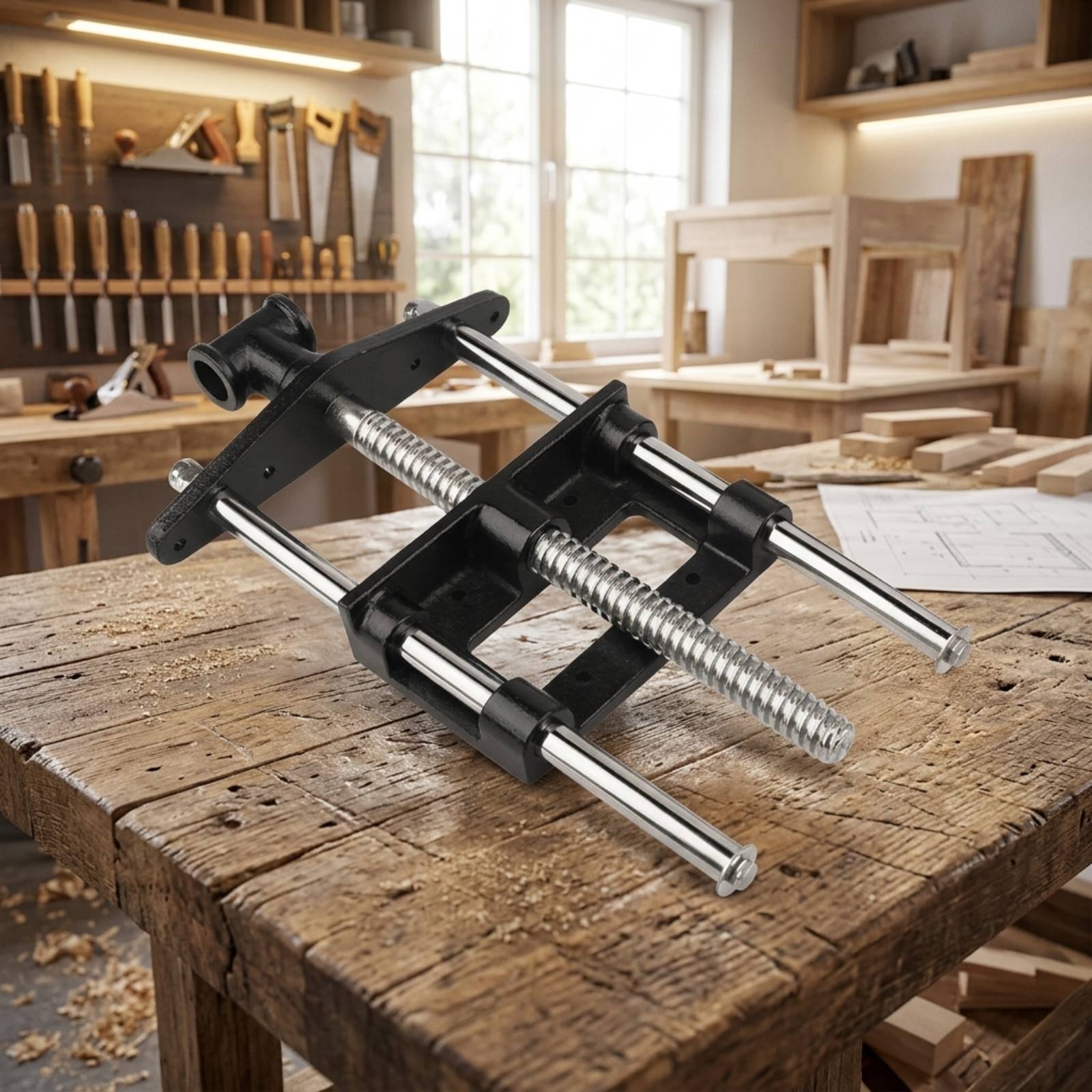 Woodworking Bench Vise Double- - Woodworking Bench Vise 리뷰 및 가격