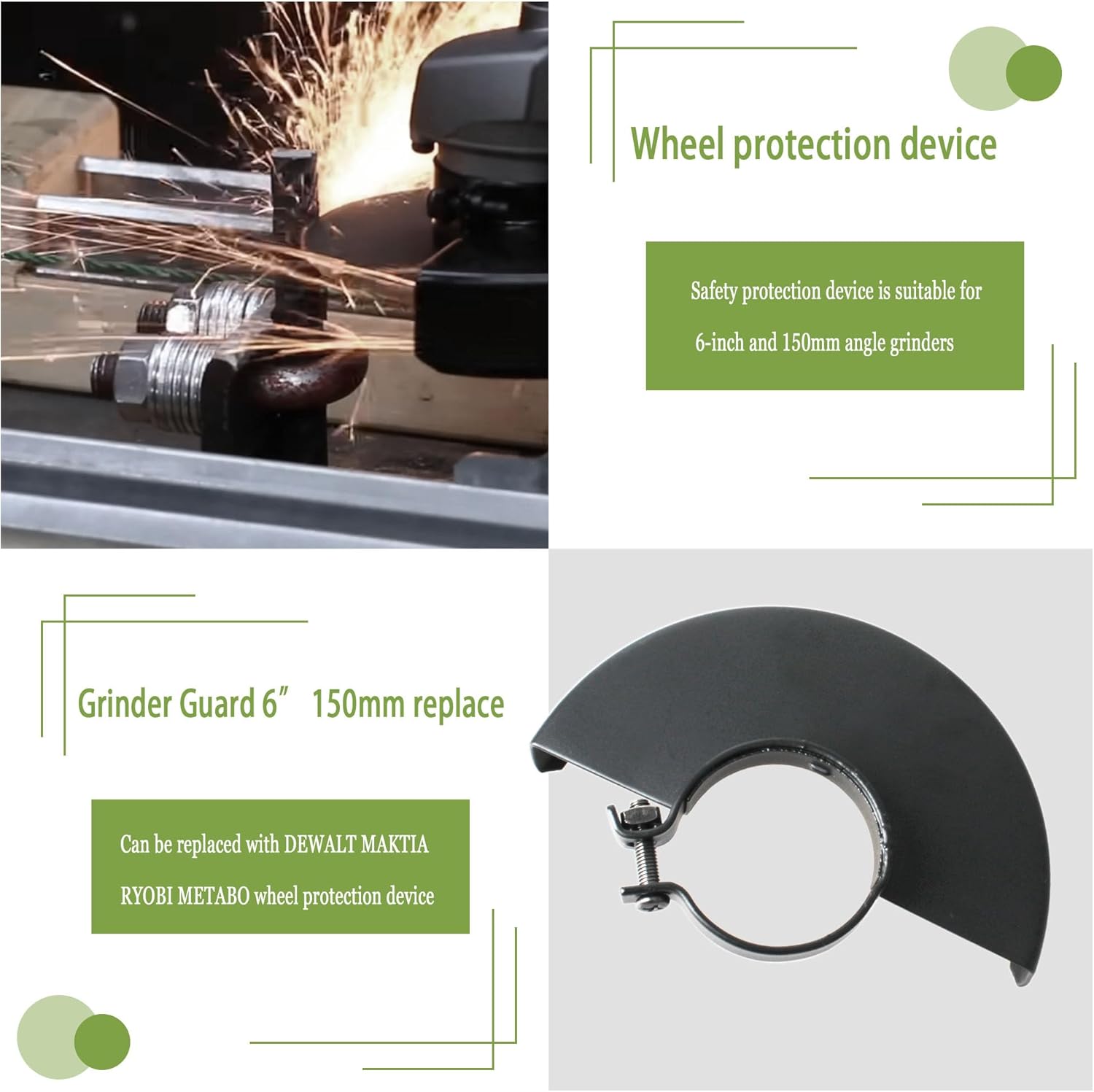 Metal Angle Grinder Guard, Bla - Woodworking Face Shield 리뷰 및 가격
