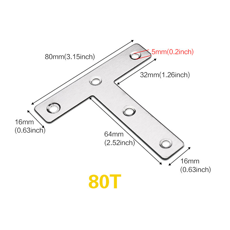 3-20pcs, T Shaped Mending Plat - Woodworking X Brace 리뷰 및 가격